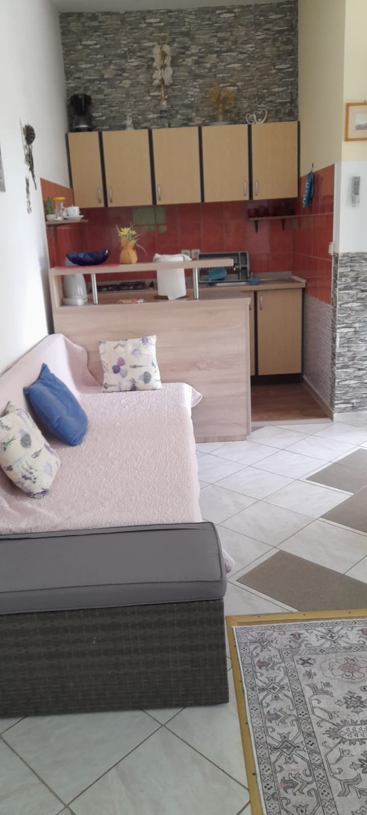 Plavi apartman - kuhinja i dnevni prostor